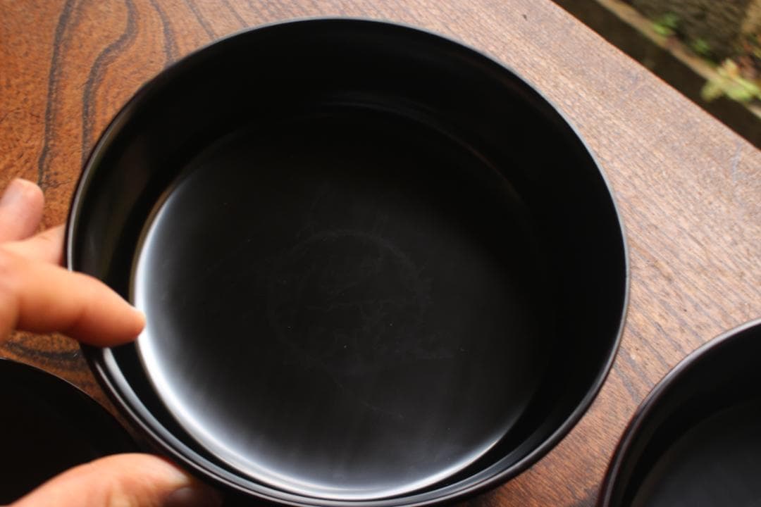 デッドストック！上質朱漆に極上鳳凰蒔絵の大平椀2点（検輪島塗蒔絵椀煮物椀雑煮椀