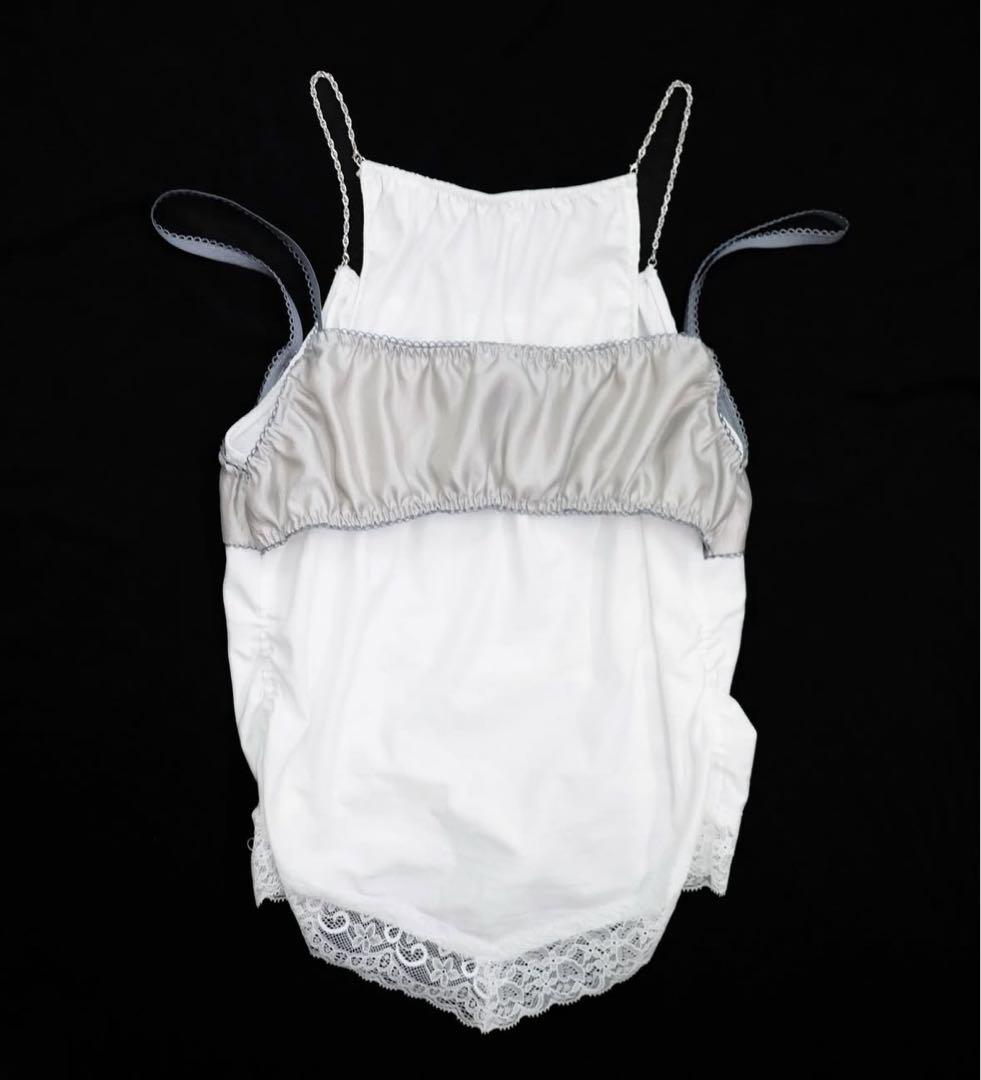 herpraha レースキャミ ホワイト litmus