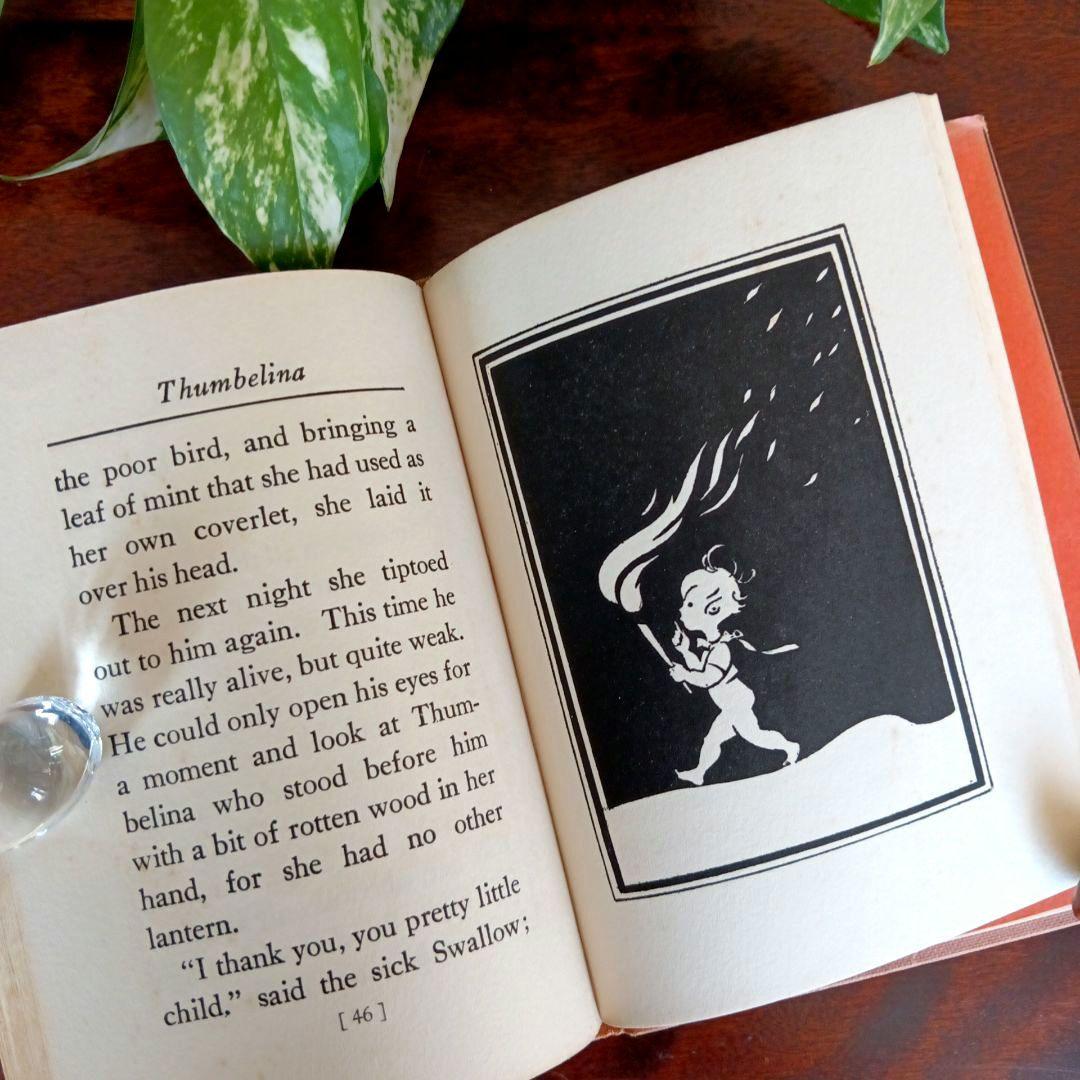 洋書古書　希少　Nerman ネイマン　おやゆび姫アンデルセン　ヴィンテージ