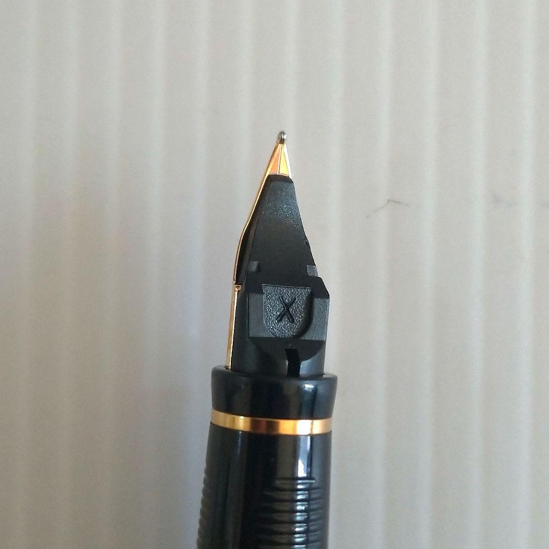 【ヴィンテージ】Parker75 パーカー75 万年筆 マット赤 X 14K◆