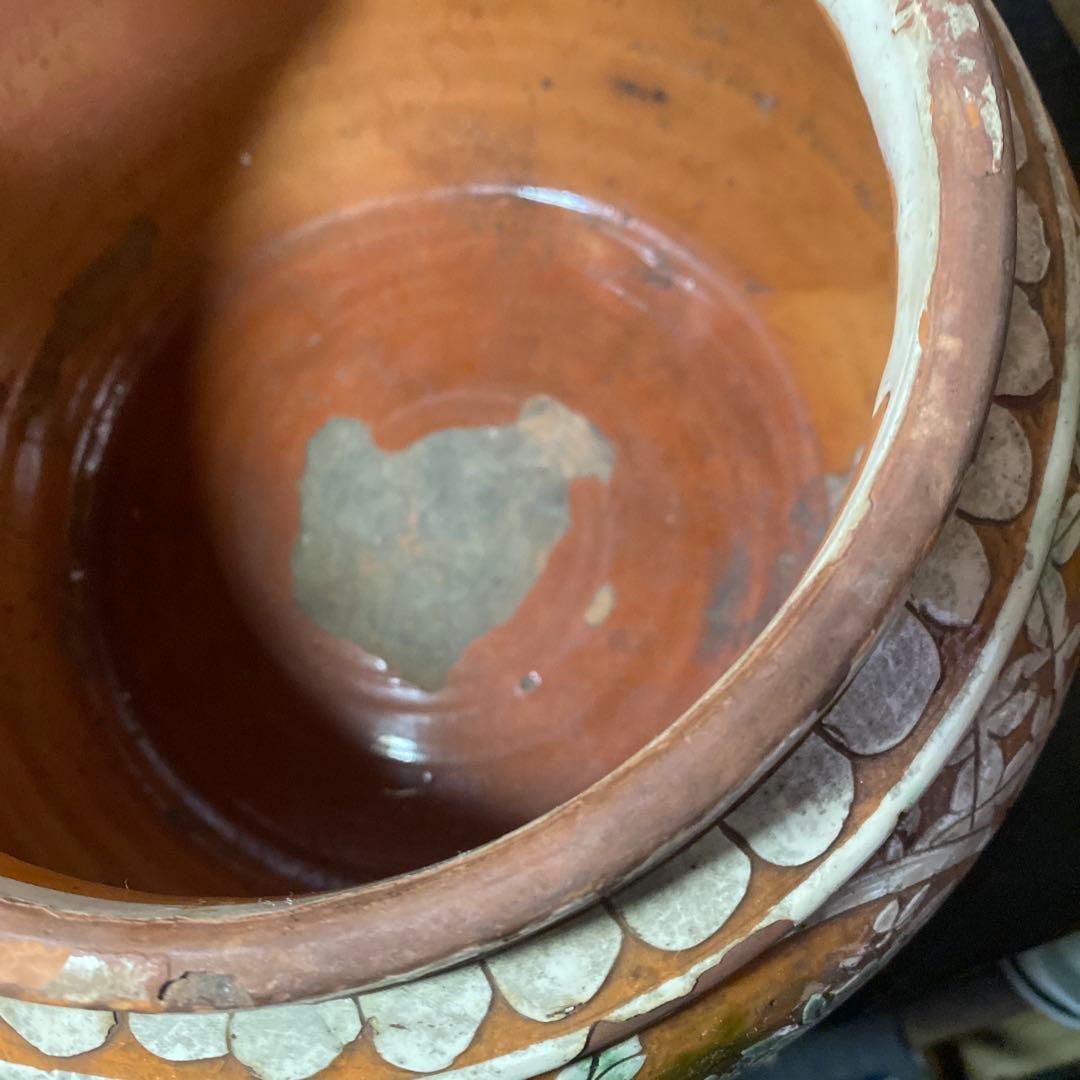 中国古玩　鳥華図花瓶　23cm18cm