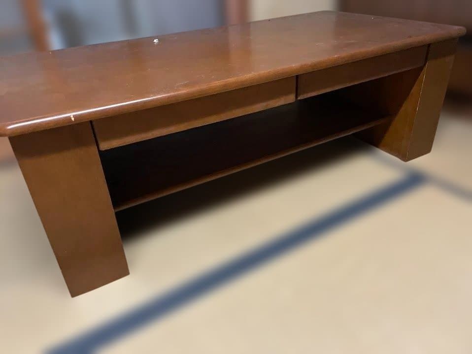 【ソファで食事・作業に最適】高さ63cm 収納付センターテーブル ALEX-2