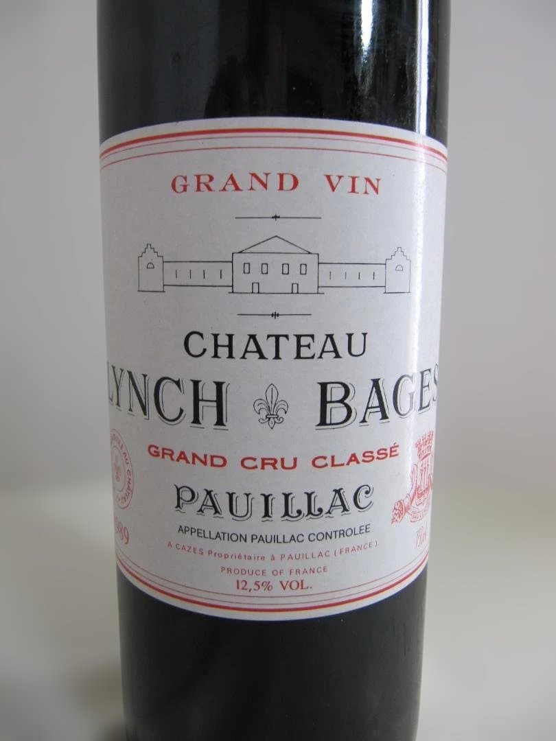 シャトー ランシュ バージュ 1989 年 赤ワイン