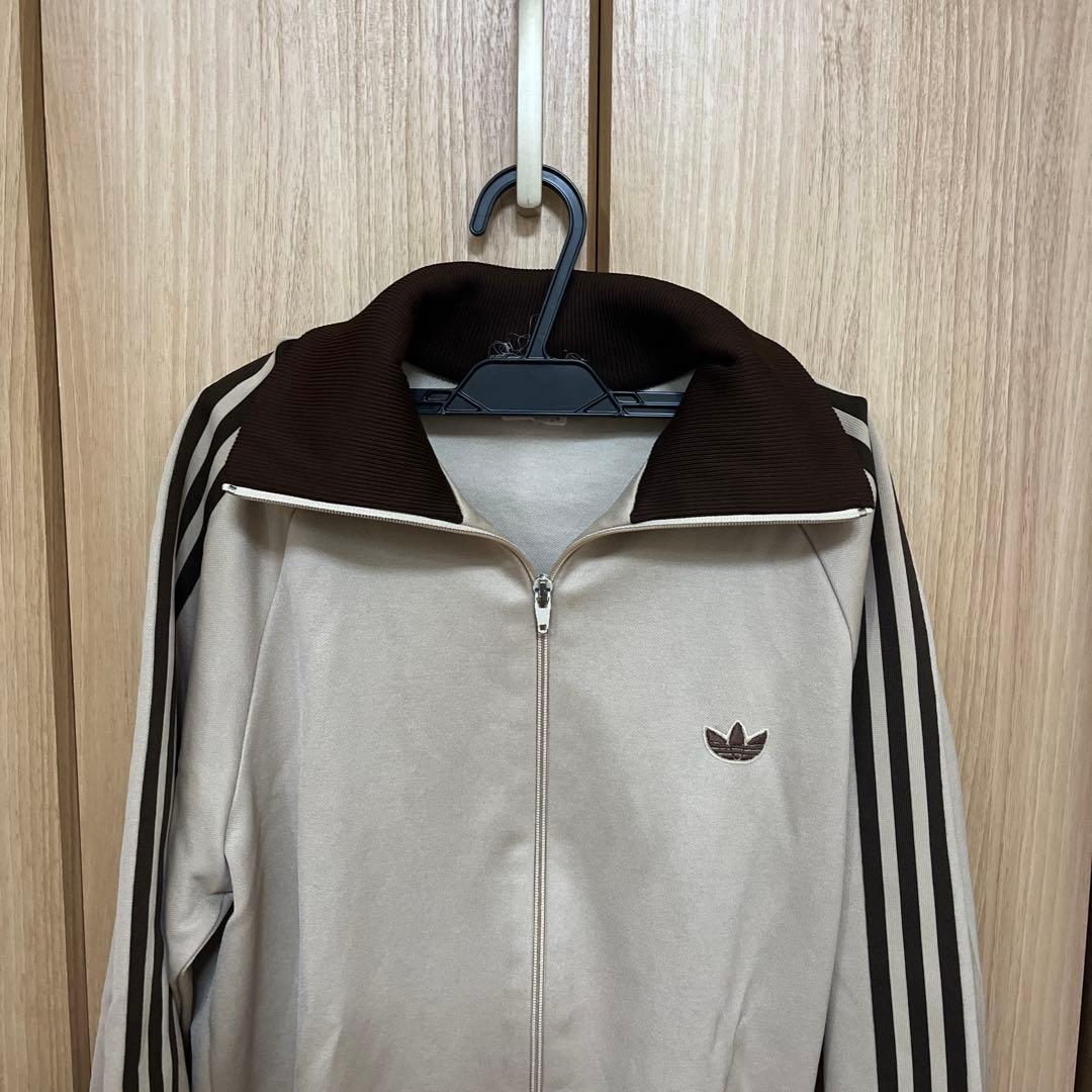 在原みゆ紀 希少 アディダス デサント ジャージ ベージュ トラックジャケット