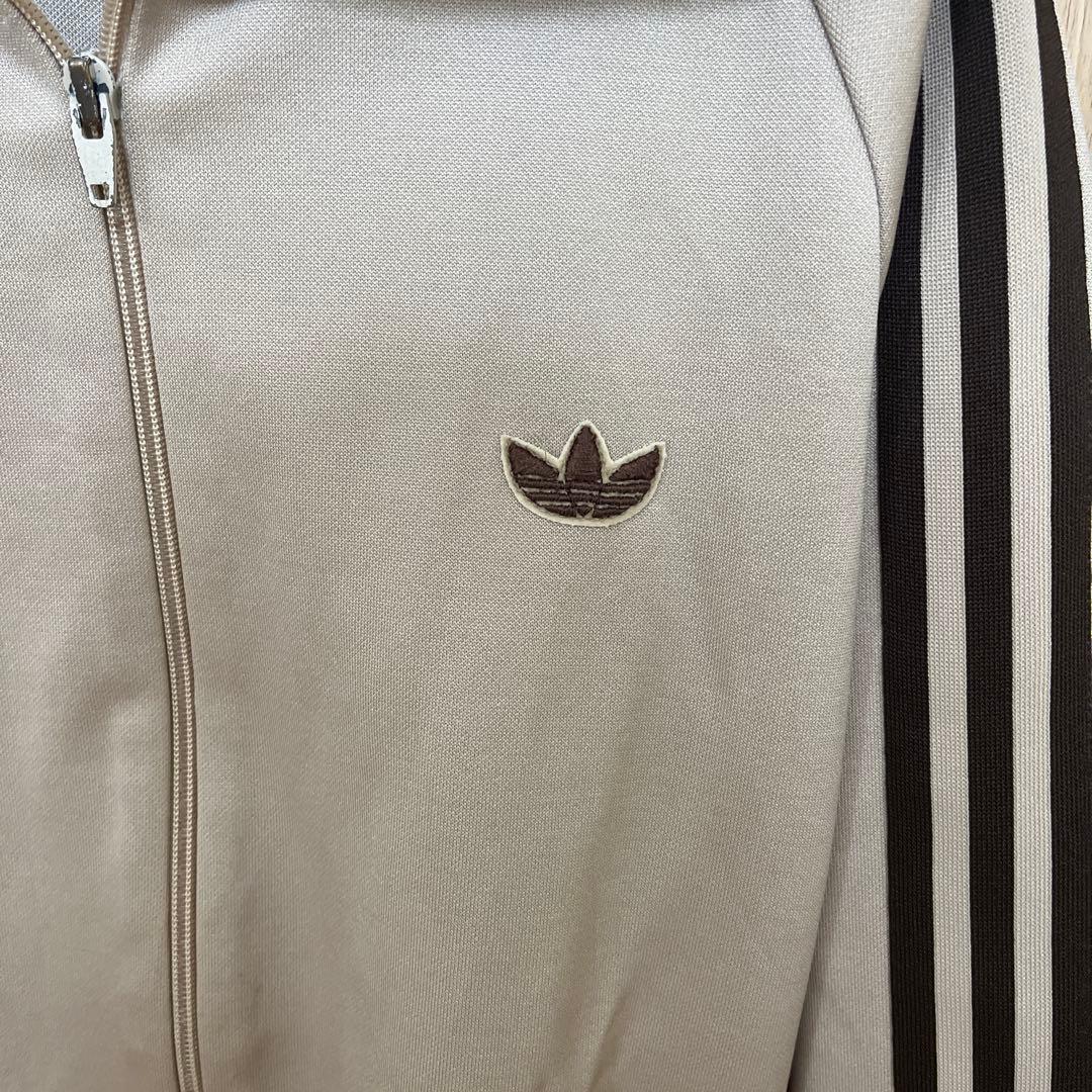 在原みゆ紀 希少 アディダス デサント ジャージ ベージュ トラックジャケット