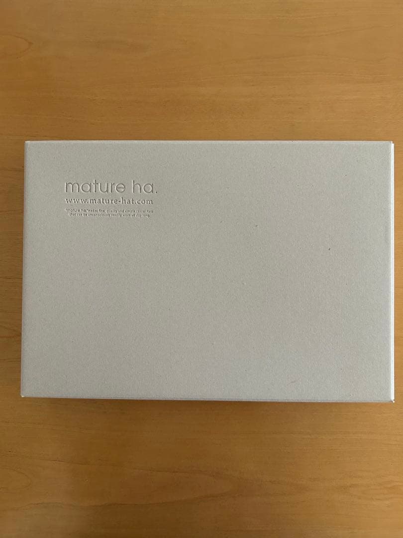 マチュアーハ BOXED HAT mbox-101 ライトグレー