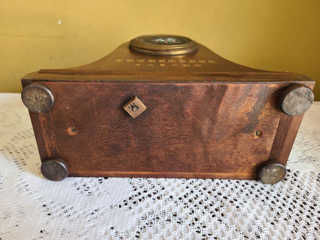 ドイツ(kienzle)キンツレのアンティークなマンラル時計 ゼンマイ式の置時計