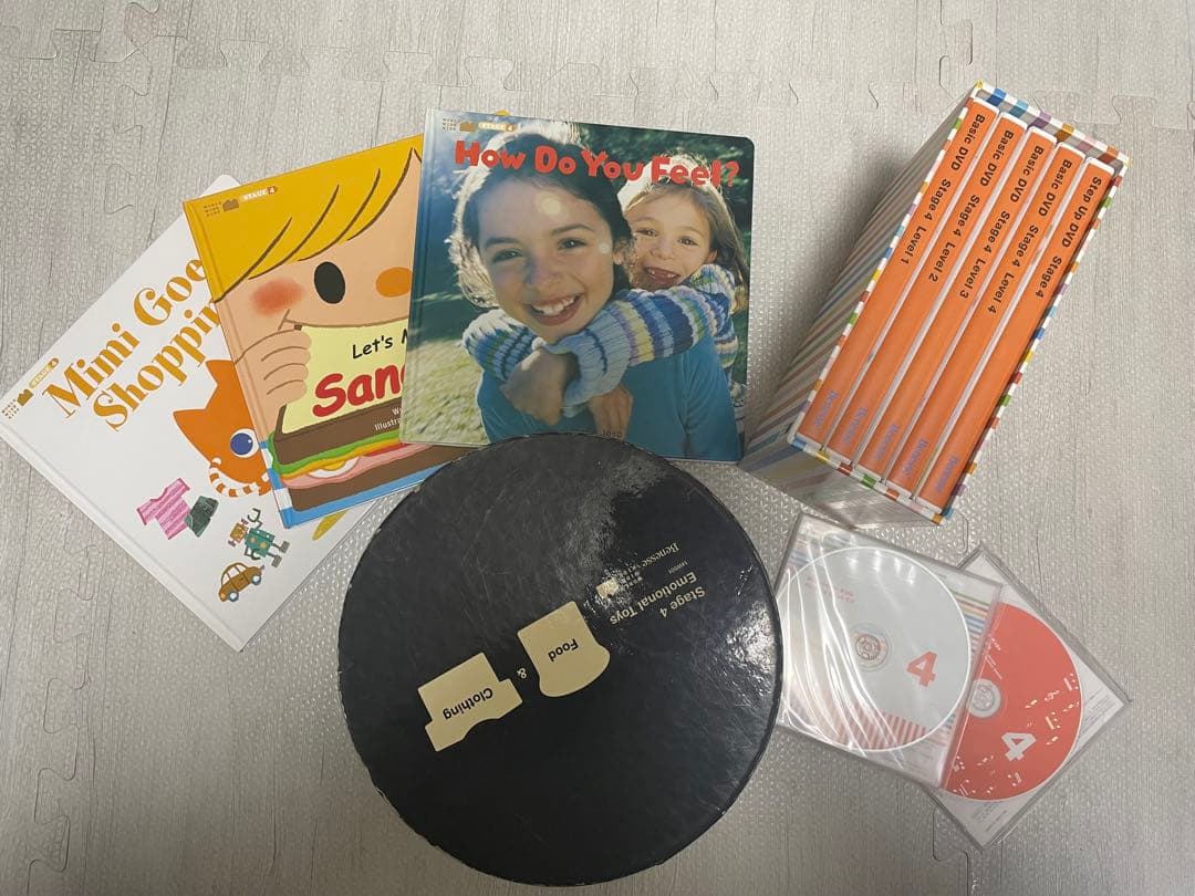 WWK stage4〜6 ワールドワイドキッズ　絵本　DVD CD