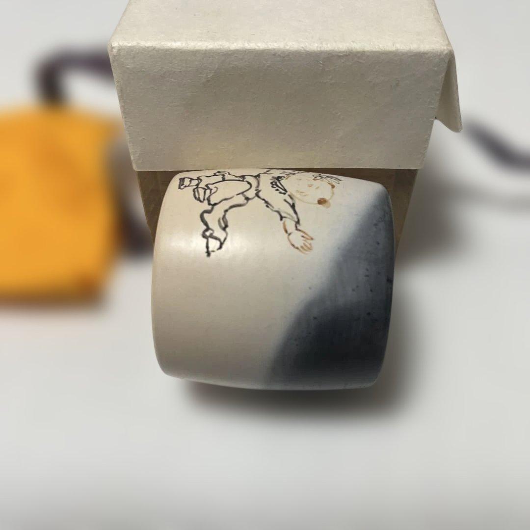 山崎元洋　雲華焼　唐子　蓋置