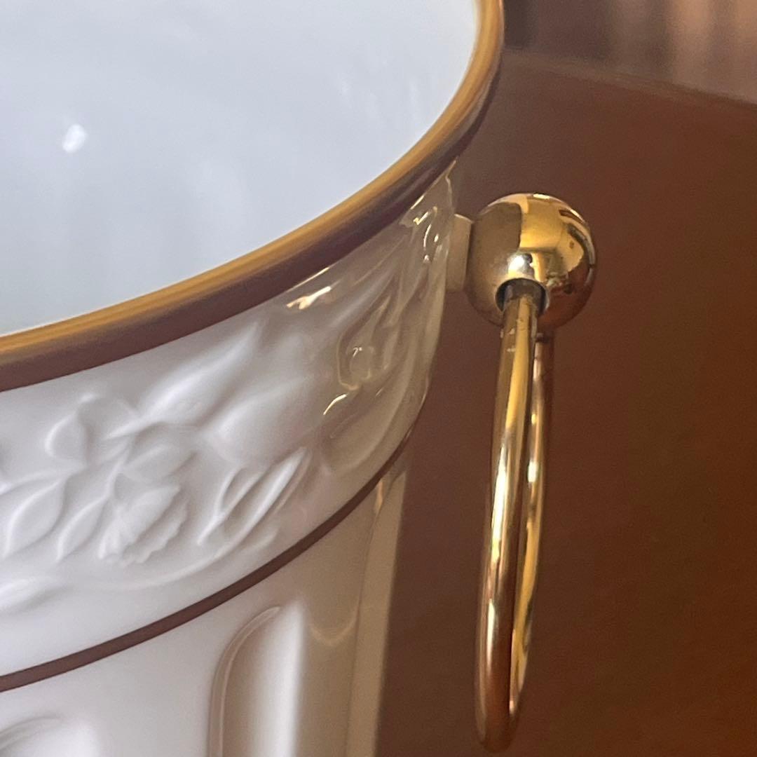 【希少品】大倉陶園★ゴールドライン★レリーフ　ワインクーラー