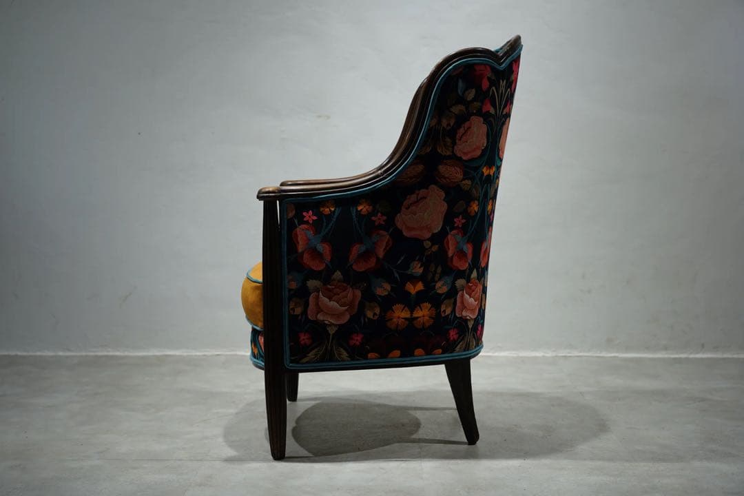 アールデコ様式　ソファ　フランス　アンティーク　1人掛椅子　チェア