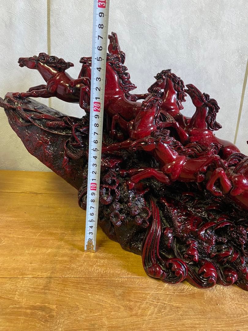 九頭馬　置物　馬置物　縁起物