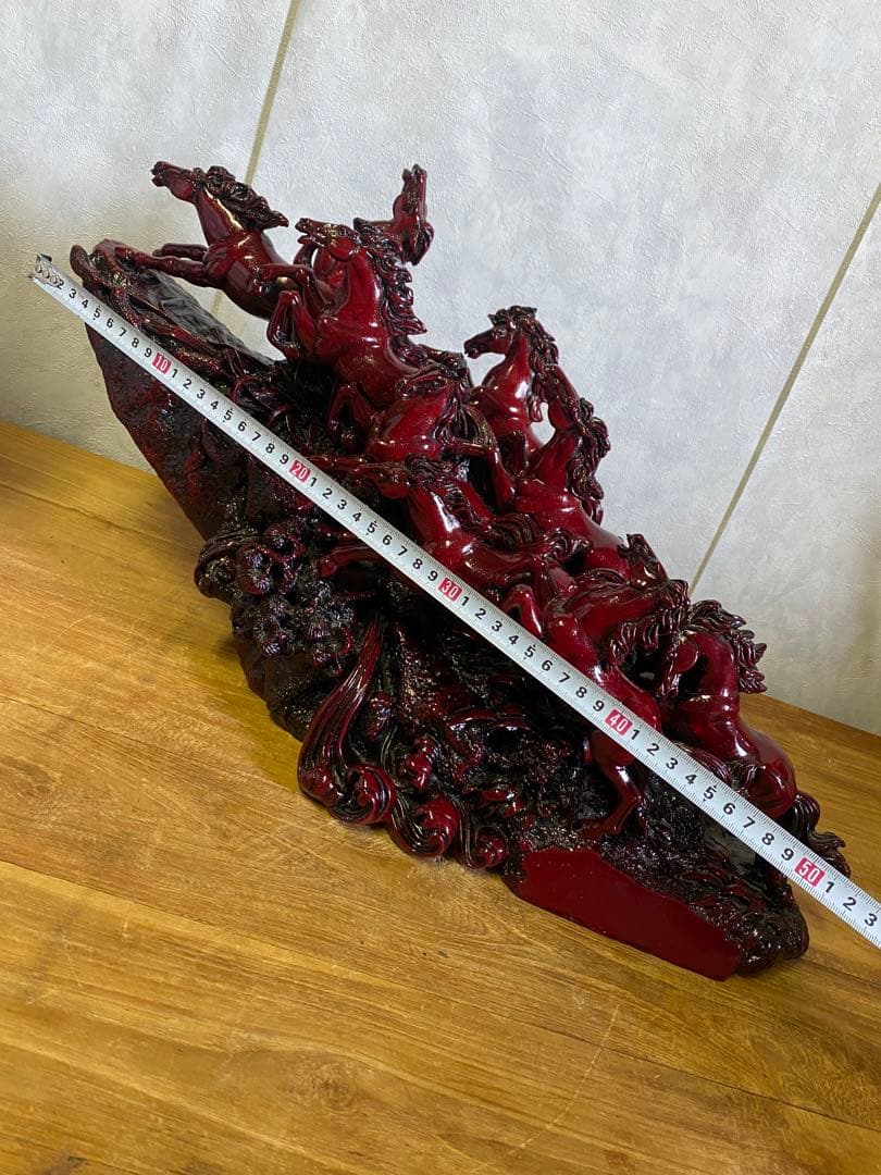 九頭馬　置物　馬置物　縁起物