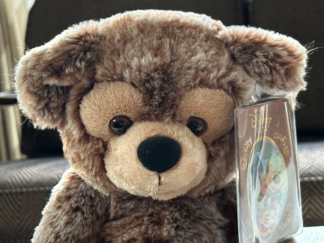 ❤︎超絶美形可愛い❤︎ タグ付き WDW ディズニーベア 霜降り マーブル ダッフィ