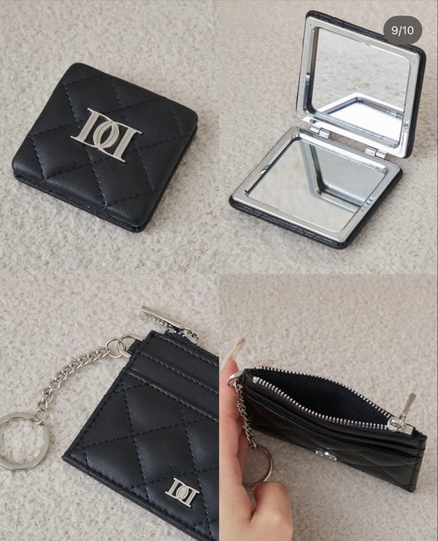 投稿最終　極美品　Darich ダーリッチ キルティングショルダーバッグ　黒