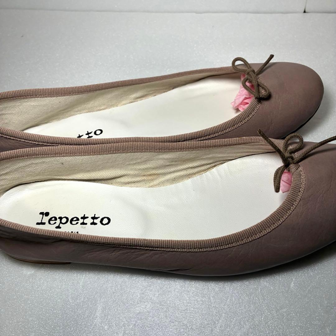 美品 repetto レペット サンドリオン フラットシューズ 40 25相当