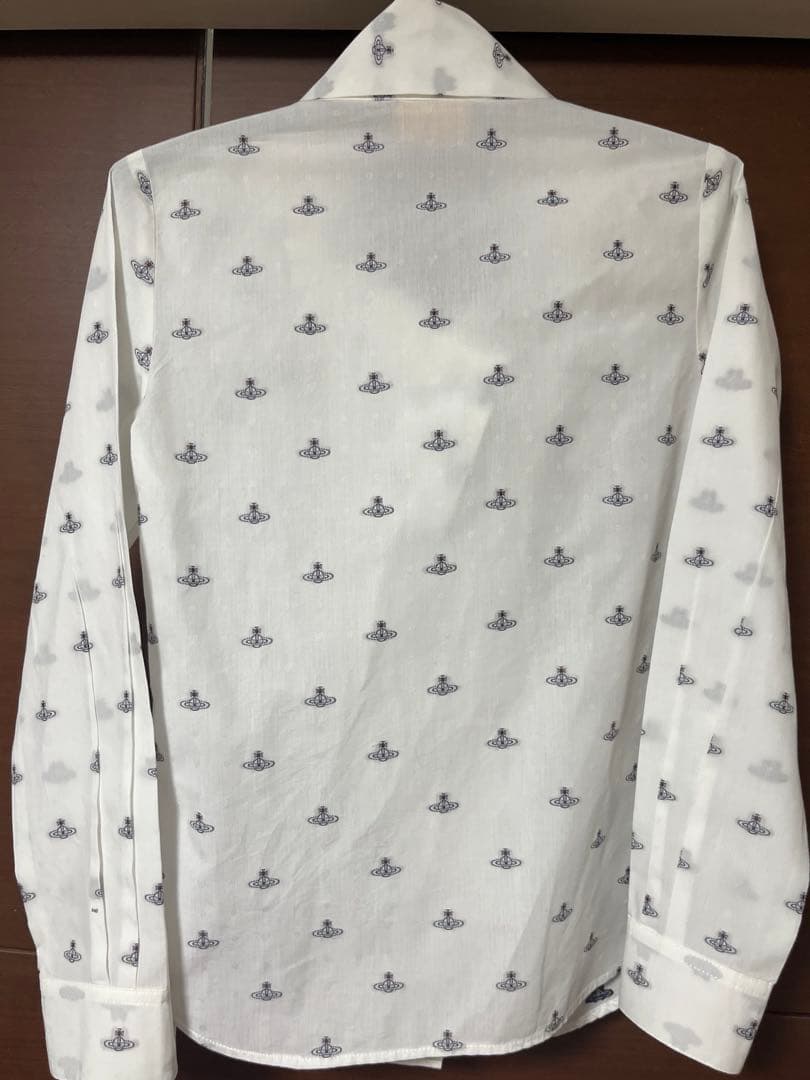 ヴィヴィアンウエストウッド ボウタイ ブラウス 総柄 オーブ刺繍 レッドレーベル