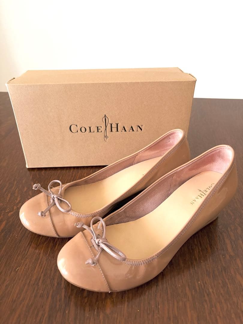 コールハーン　ウォータープルーフ　タリレースウェッジ　6.5/B