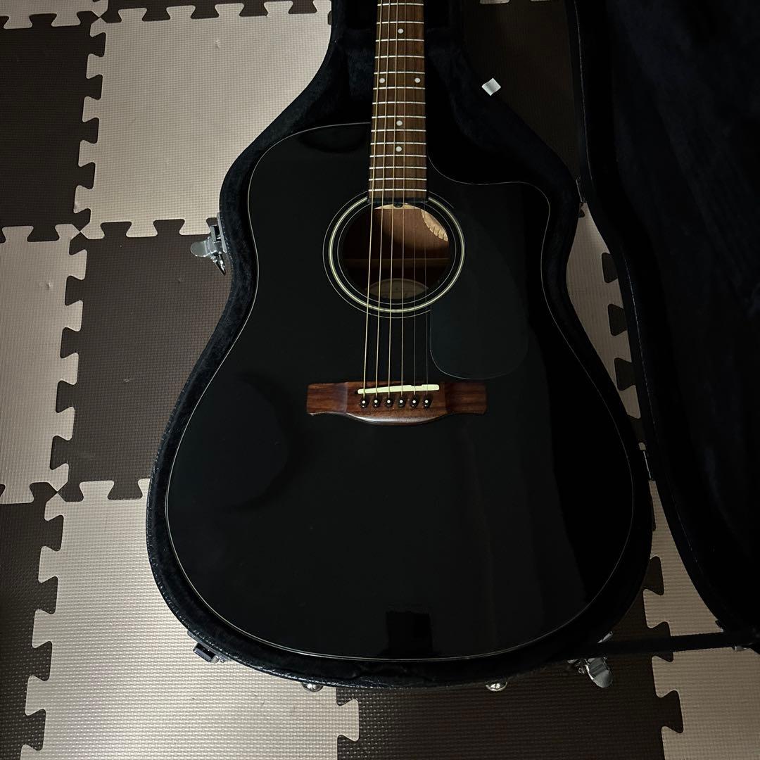 フェンダー CD-60CE BLK エレアコ トップ単板【ハードケース付き】