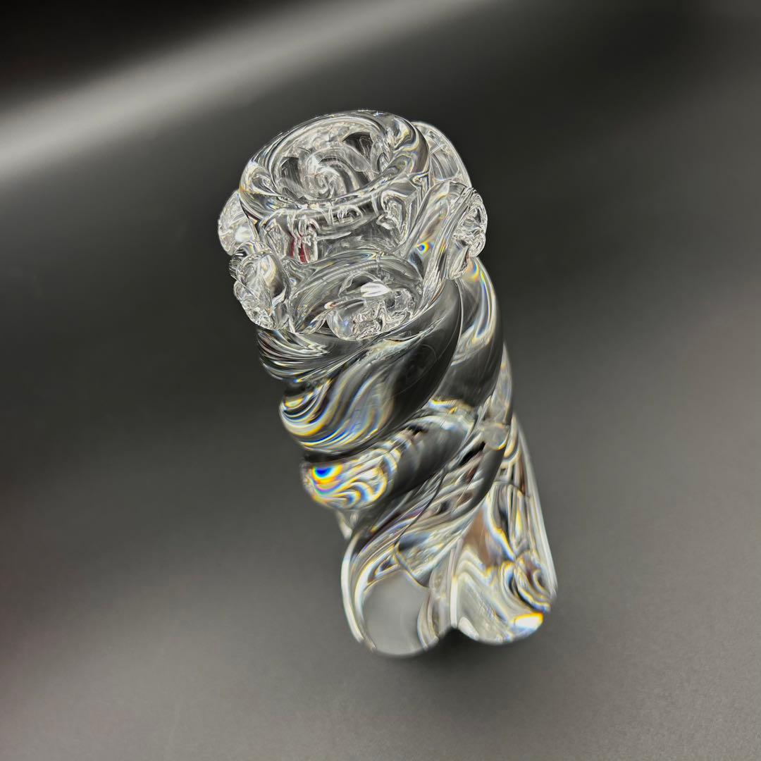 【新品・未使用品】　BACCARAT キャンドルスタンド　ロウソク　スパイラル