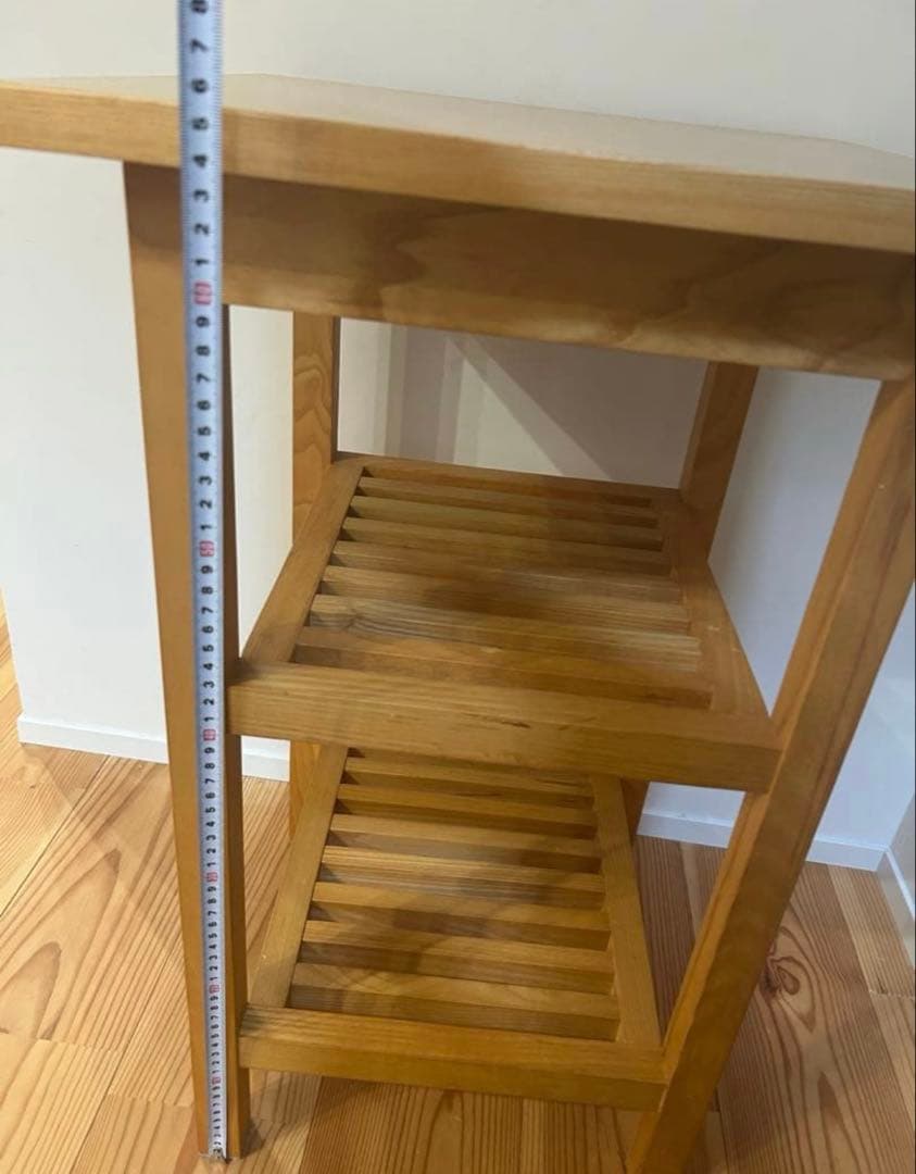 アクタス　天然木　サイドテーブル