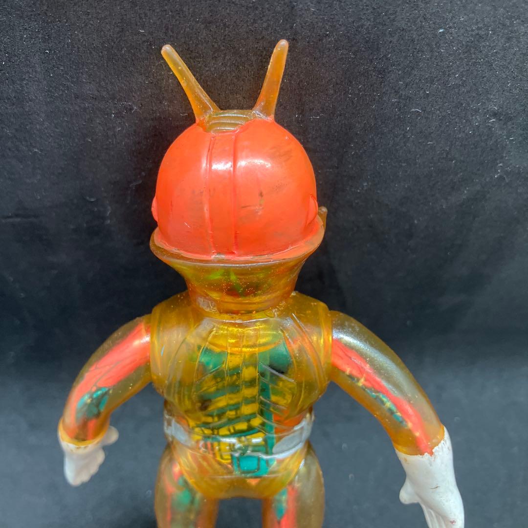 仮面ライダー V3 ポピー 改造人間 ソフビ 当時物 フィギュア