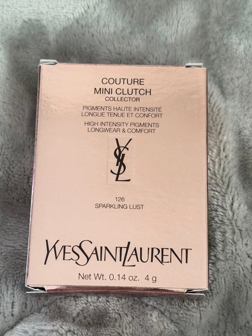 イヴサンローラン クチュールミニクラッチ 126 スパークリングラスト