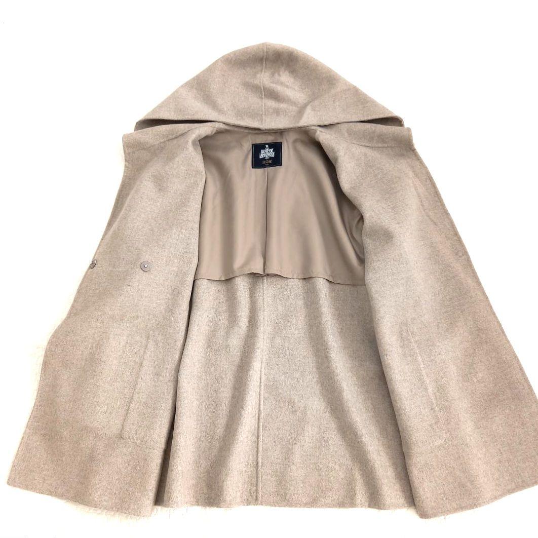 ロクさま スローブイエナ ハミルトンダブルフェイスフードコート ウールリバー