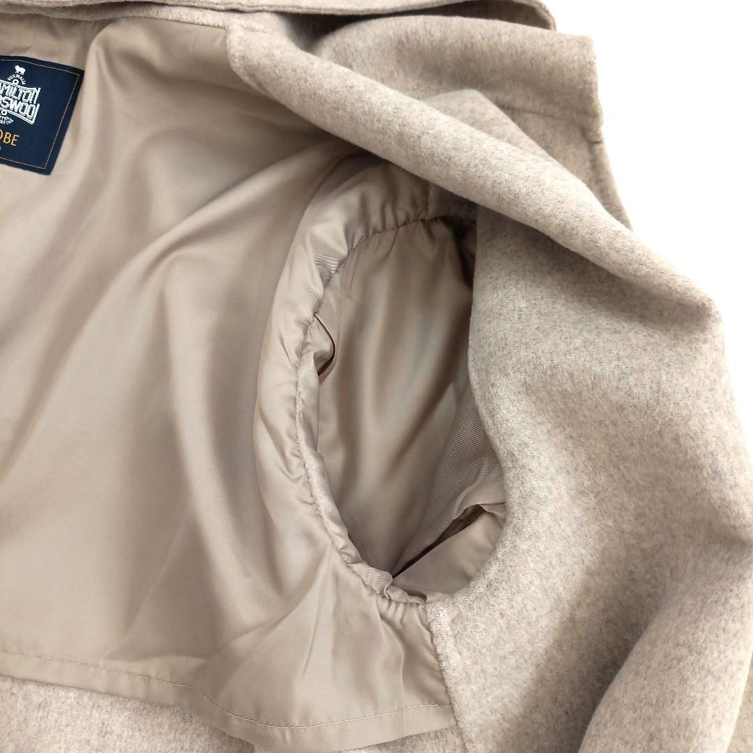 ロクさま スローブイエナ ハミルトンダブルフェイスフードコート ウールリバー