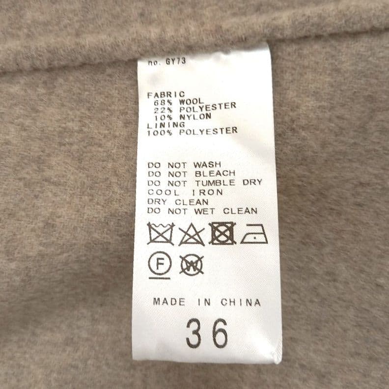 ロクさま スローブイエナ ハミルトンダブルフェイスフードコート ウールリバー