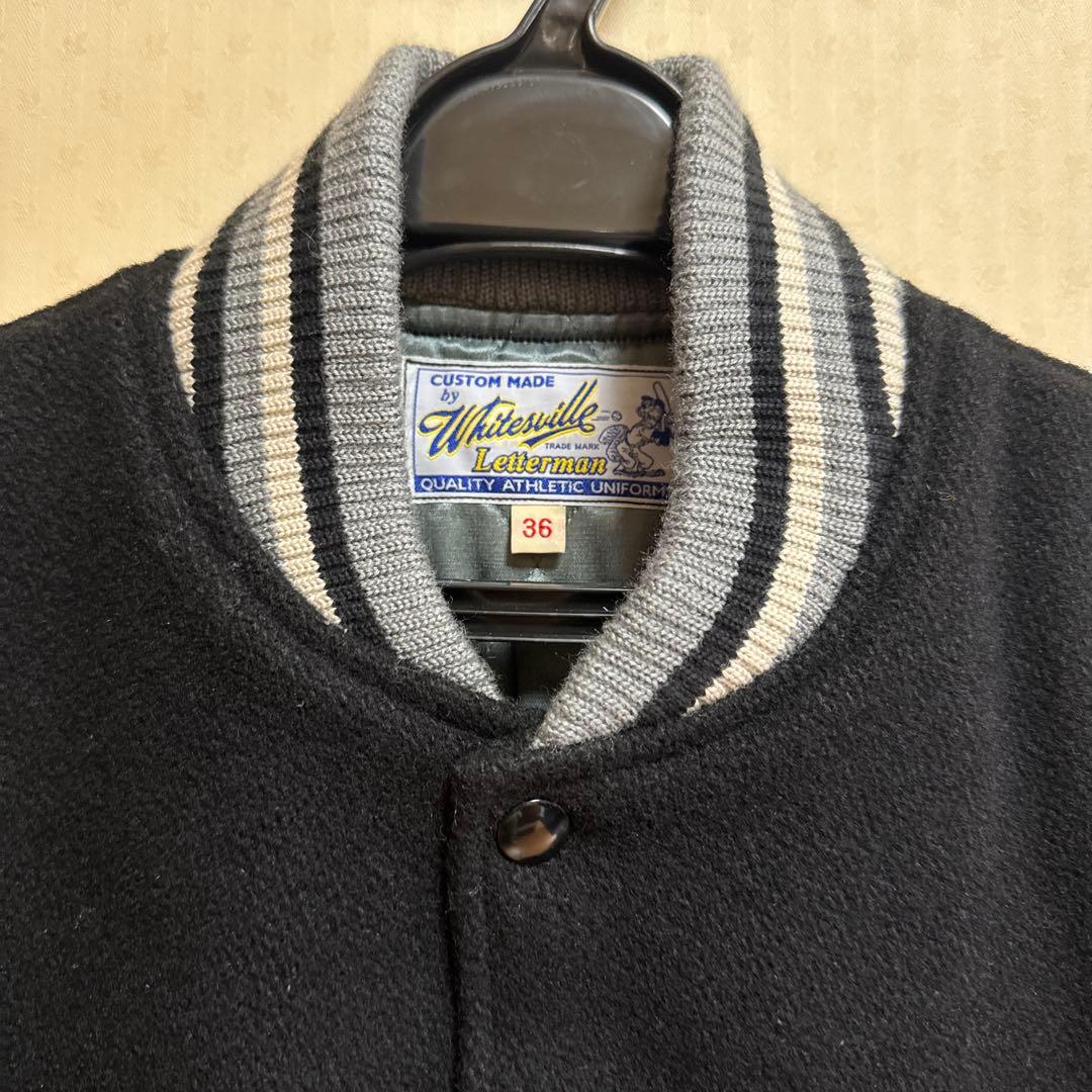 【最終】WHITESVILLE WV14904 スタジャン 無地