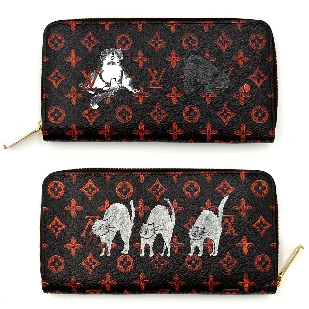 【未使用級】ルイヴィトン キャットグラム ジッピーウォレット 長財布 限定