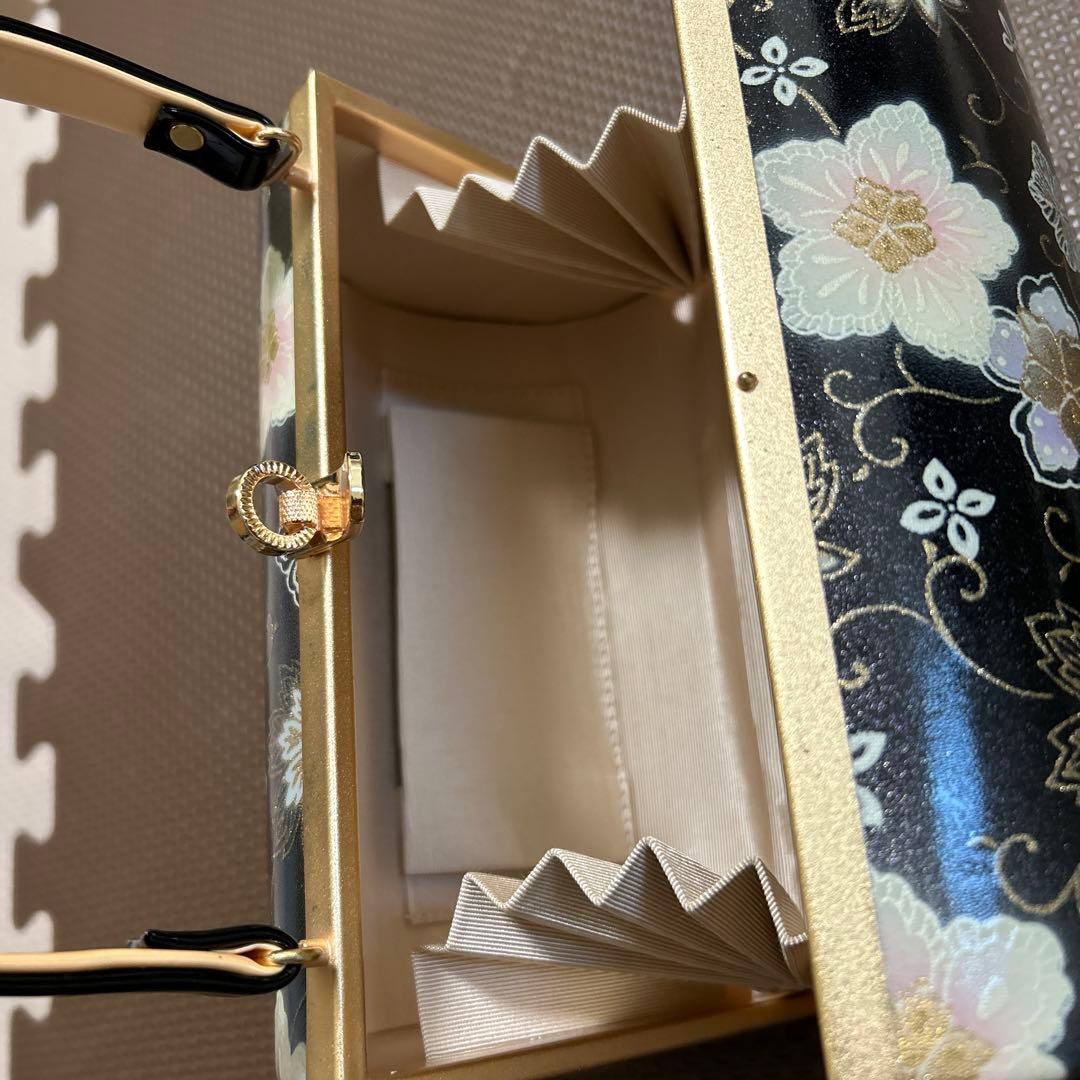 成人式 和装 バッグ 草履 黒 24cm