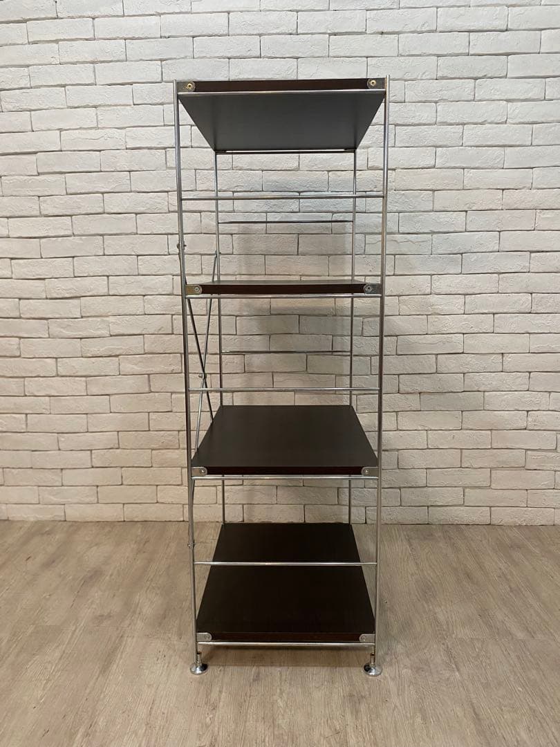 【東京都23区配送無料】無印調　ステンレス　ユニット　シェルフ キャビネット　棚