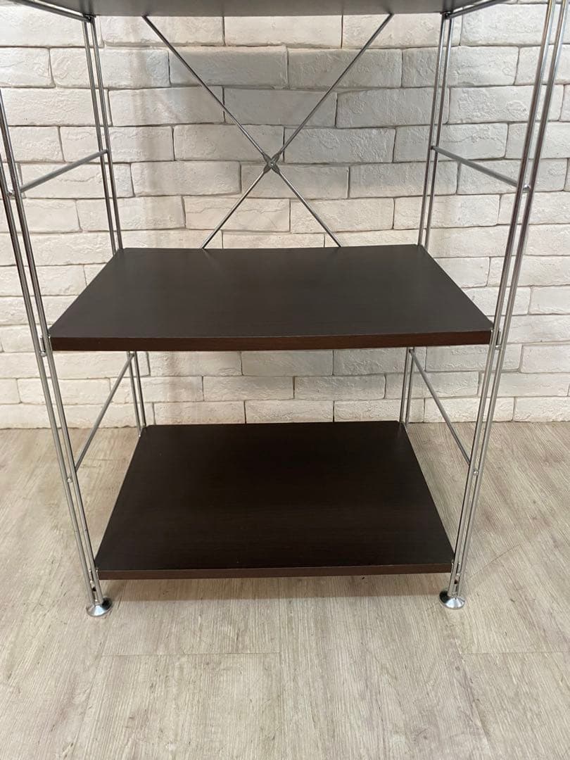 【東京都23区配送無料】無印調　ステンレス　ユニット　シェルフ キャビネット　棚