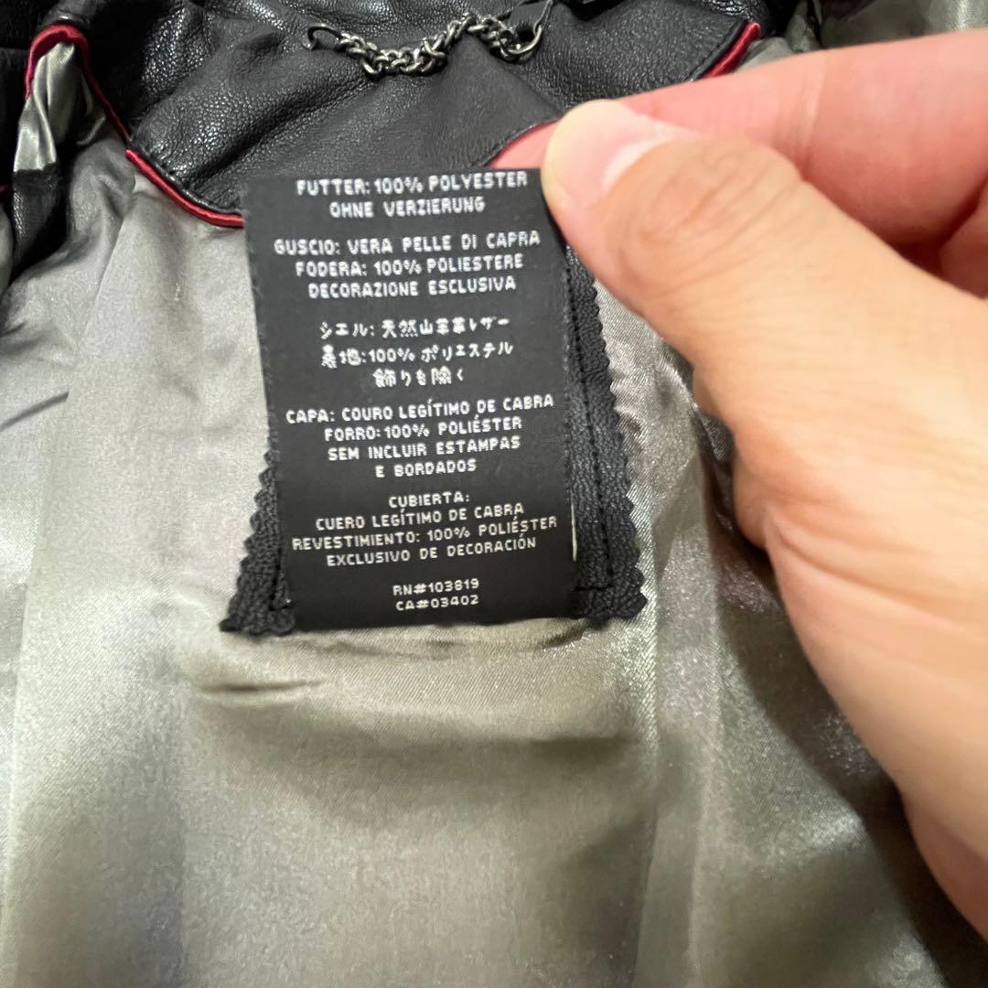 【希少】 ハーレーダビッドソン スタッズ ロゴ 刺繍 ライダース