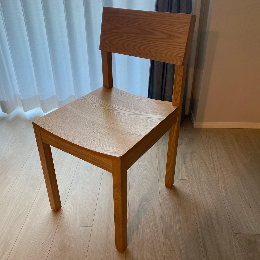 ★ふみ★【unico】HUTTE ダイニングチェア x 2脚