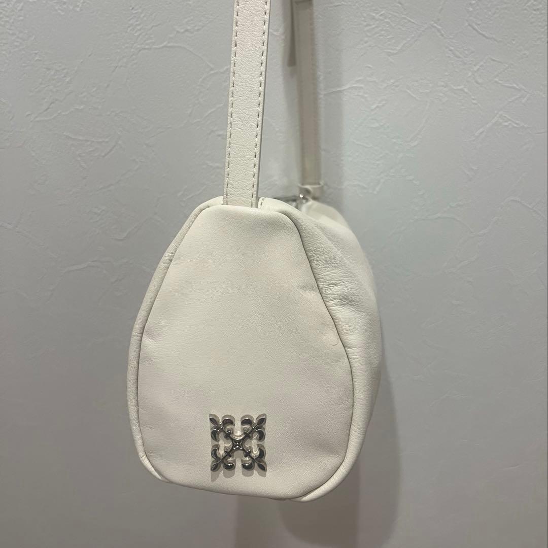 n*a様 ソフトレザーロールショルダーバッグ russet ラシット