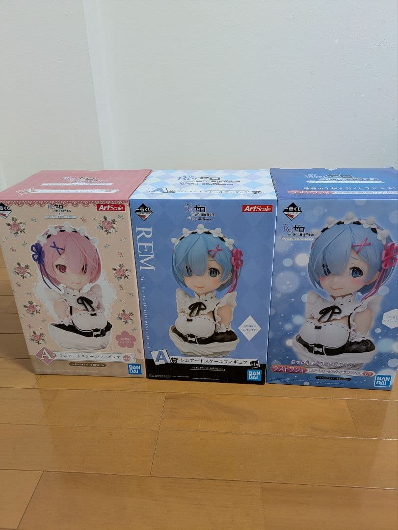 Re:ゼロ アートスケールフィギュア 3体セット