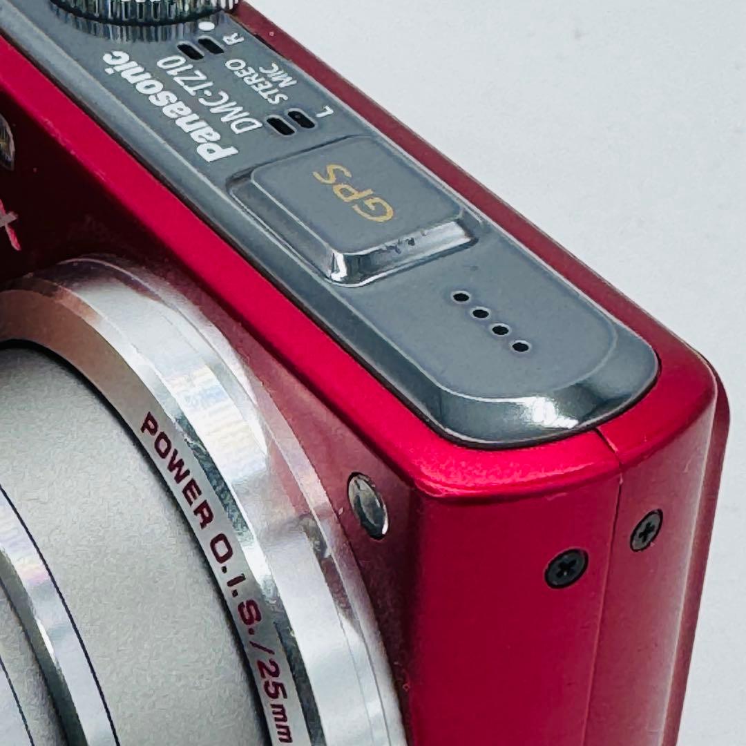 【外観美品】Panasonic LUMIX DMC-TZ10 レッド 赤