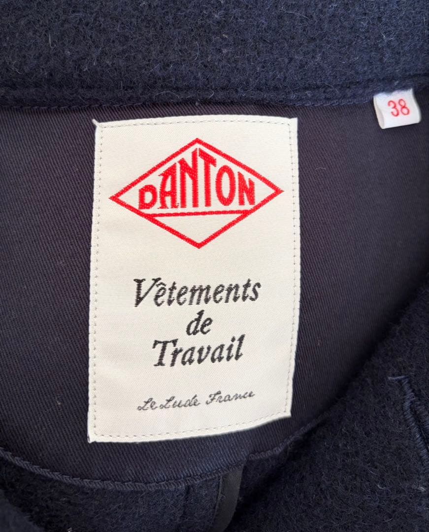 DANTON ネイビー コート 38