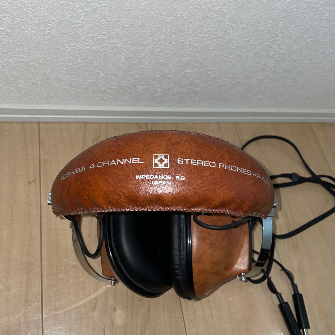 【動作品　希少】TOSHIBA ステレオヘッドホン　HR-40X