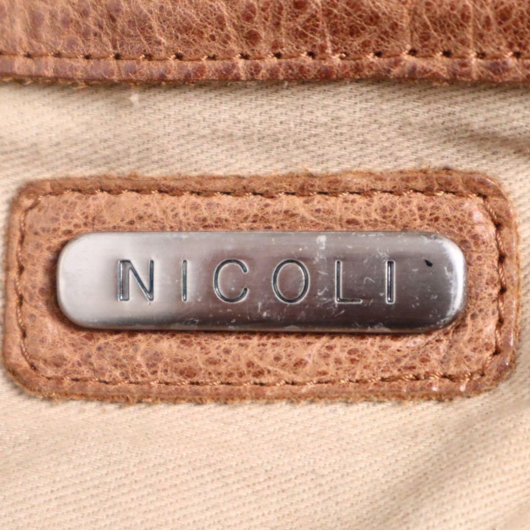 Vintage archive y2k 伊製 ハラコ レザー ショルダーバッグ