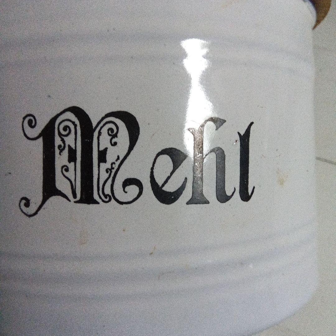 セル缶　イギリスアンティーク琺瑯