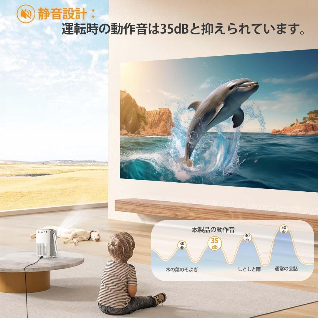 プロジェクター 小型 家庭用 28000LM 高輝度 switch スマホ