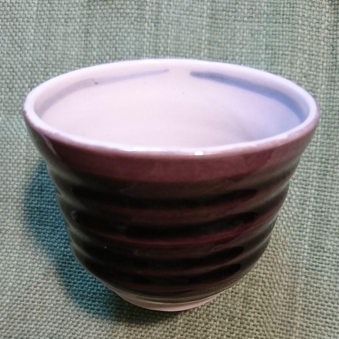 322) ぐい呑(2) 九谷焼 人間国宝徳田正彦作