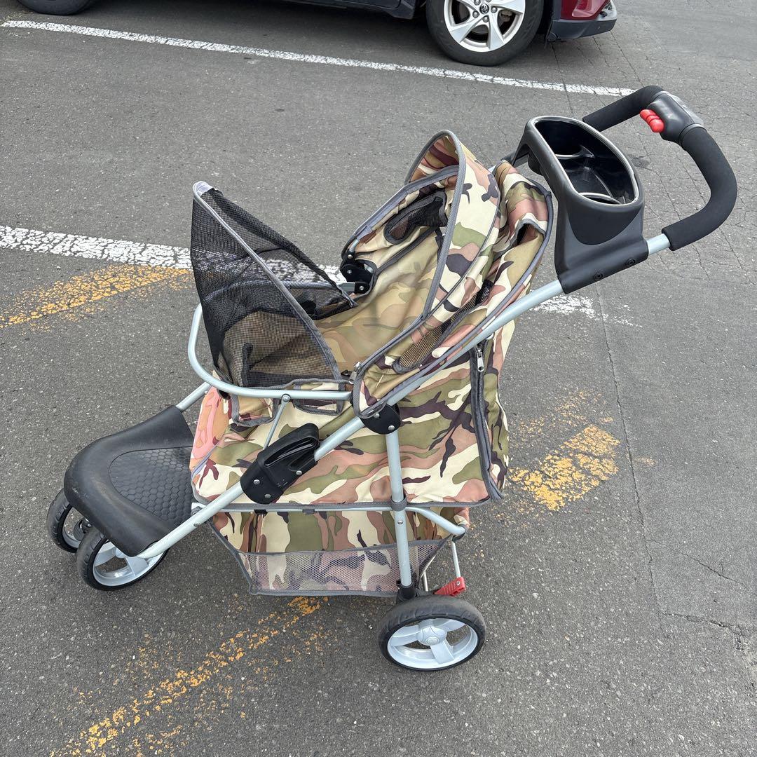 ibiyaya ペットカート イビヤヤ ファーストクラスエアー 3輪カート　迷彩