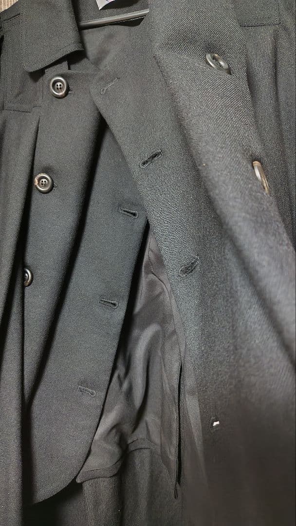 マント ケープ ポンチョ コート ノースリーブ ロリータ クラロリ ゴスロリ 黒