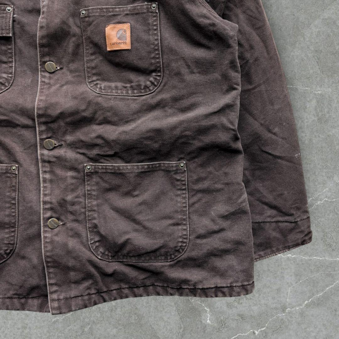 う*え様 カーハート チョアコート 企業ロゴ Lサイズ 鬼フェード メキシコ製