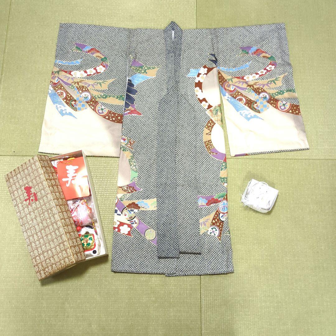 お宮参り　着物（男の子）長襦袢セット＆おまけ付き